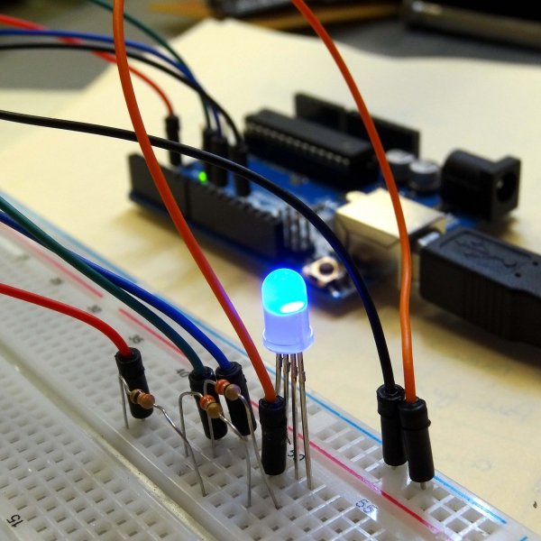 راه اندازی LED RGB با آردوینو